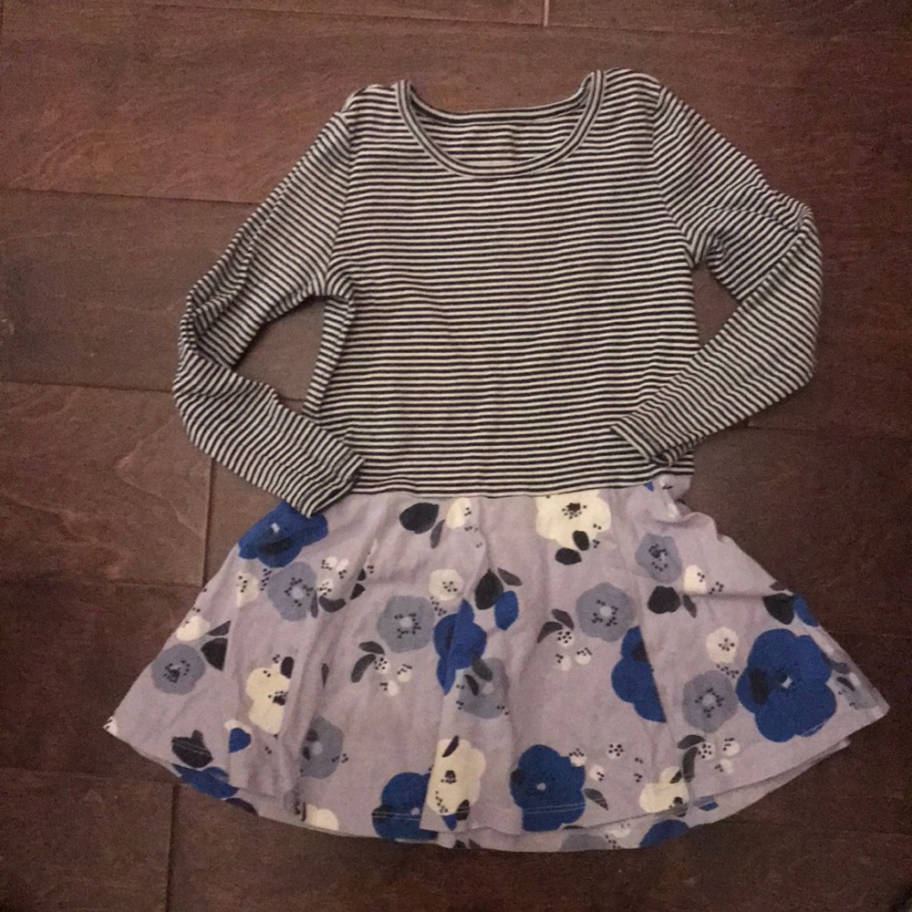 Tea‎ collection flower black stripe Sz 3